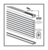 Alujalousie (1521) 50mm 230 Volt Motor mit Fernbedienung