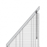 Jalousie Sonderform Slope S4 Dreieck