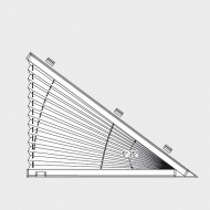 Sonderform Plissee VS Slope 3
