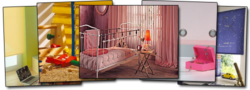 Galerie Rollos, Jalousien, Plissees, Fl�chenvorh�nge f�r das Kinderzimmer