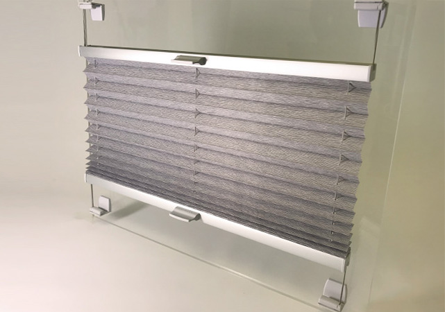 Zweigeteiltes Premium Luxaflex Plissee