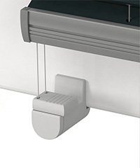Auf PVC-Fenster (zum klemmen - ohne Bohren) mit Klemmhalter