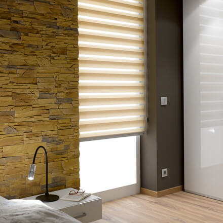 Doppelrollos für Schlafzimmer