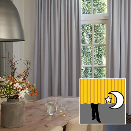 Gardinen mit Verdunkelungs-Stoff