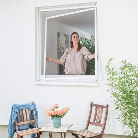 Insektenschutz Spannrahmen mit vielfältigen Variationen Insektenschutz Spannrahmen für einen Einbau ohen Bohren