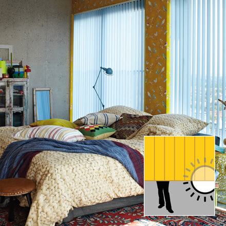 Sichtschutz Lamellenvorhang