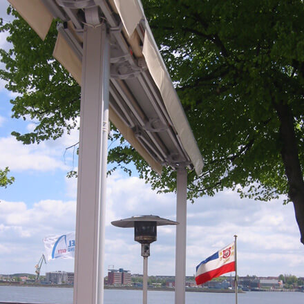 Freistehende Markise Gastro SUNRAIN Gestell