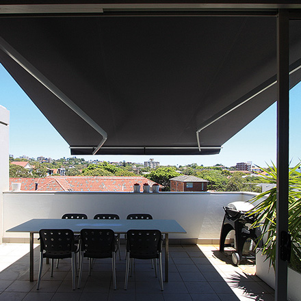 Gelenkarmmarkise Trend Schmalmarkise