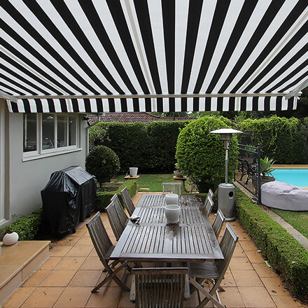 Gelenkarmmarkise Ventura Trend Aussicht