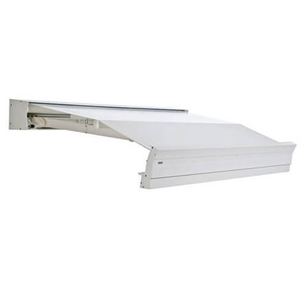 Ausgefahrene CASA SUNRAIN mit Vario-Volant, Detailansicht CASA SUNRAIN Vario-Volant Detail ausgefahren