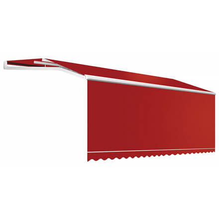 ausgefahrene SUNRAIN Vario-Volant, Detailansicht SUNRAIN Vario-Volant Detail