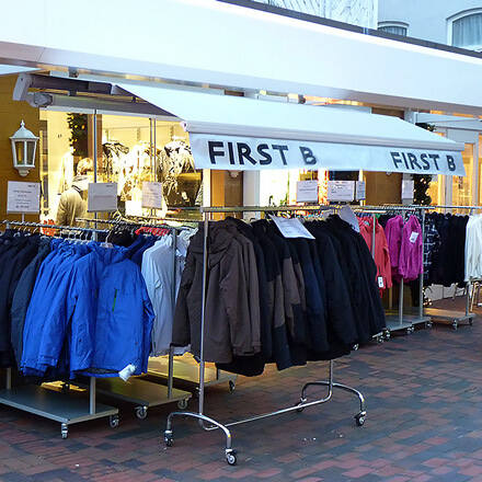 Regenmarkise SUNRAIN, bedruckter Volant