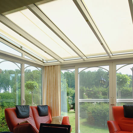 Wintergartenbeschattung WGB 150 Aussicht