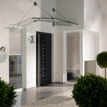 Blickdichte Plissees - Perfekt für den Eingangsbereich