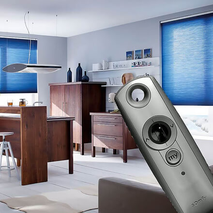 Plissees einfach und unkompliziert mit Fernbedienung bedienen