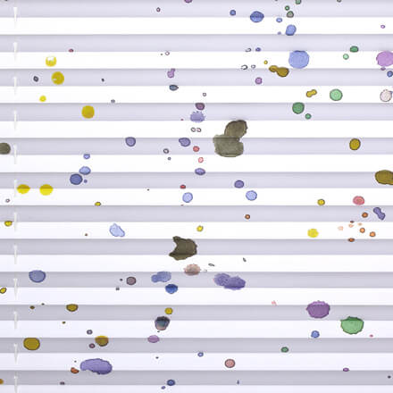 Motiv Dots - weiß, Farbklecks-Design, Rückseite Perlex Motiv Dots (Farb-Nr.: 3618)