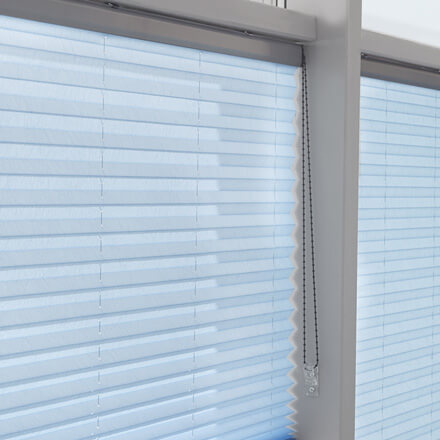 Kettenzugplissee im Detail Kettenzugplissee im Detail