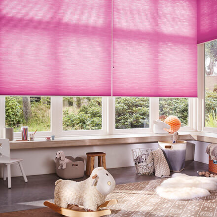 Plissees mit Smartcord im Kinderzimmer Plissees mit Smartcord im Kinderzimmer