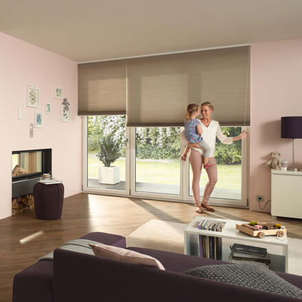 Plissee mit SmartCord Zugsystem: keine Gefahr der Strangulation Plissee mit SmartCord Zugsystem: keine Gefahr der Strangulation