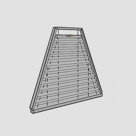 Plissee für Trapezfenster