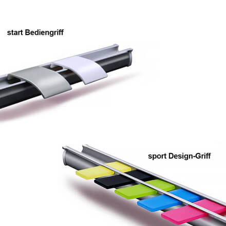 Teba Bediengriffe: Modelle &bdquo;start&ldquo; und &bdquo;sport&ldquo;