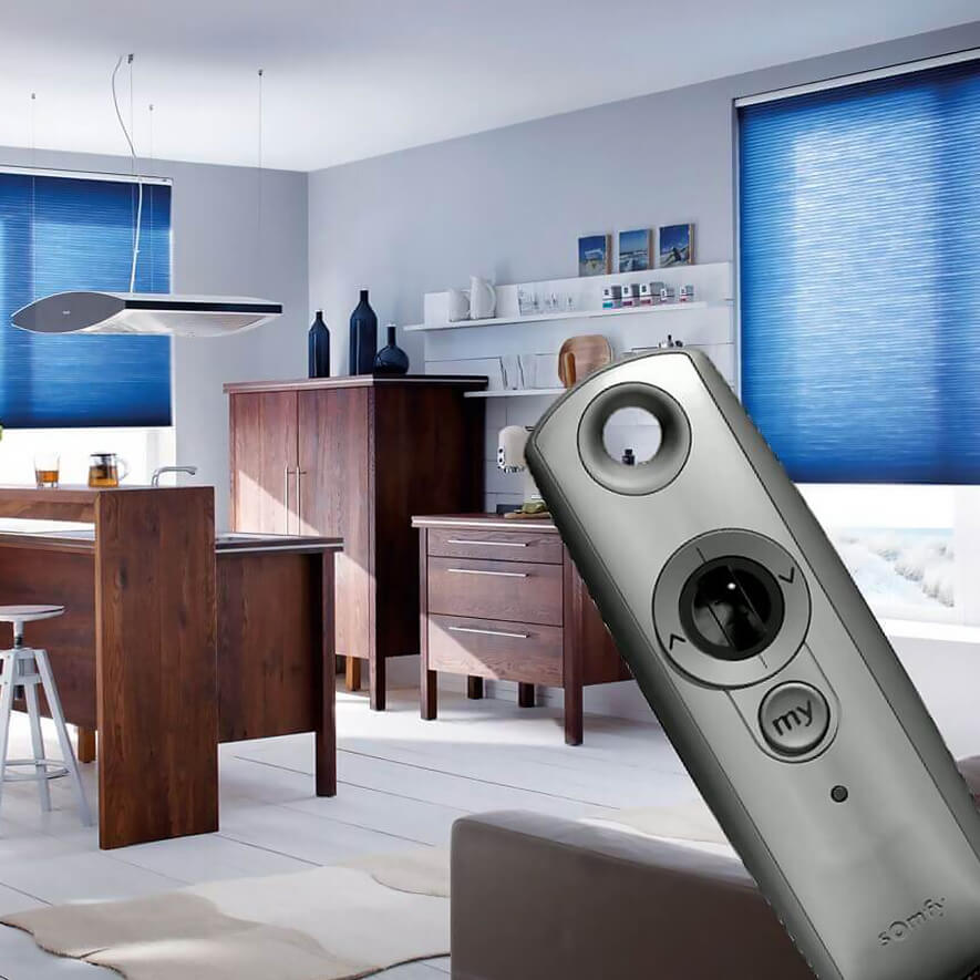 Plissees einfach und unkompliziert mit Fernbedienung bedienen