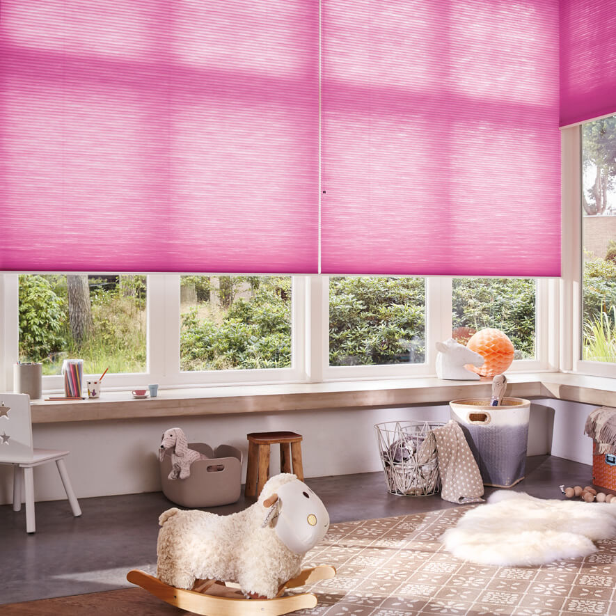 Plissees mit Smartcord im Kinderzimmer Plissees mit Smartcord im Kinderzimmer