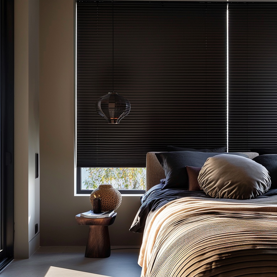 Plissees nach Maß Bohren