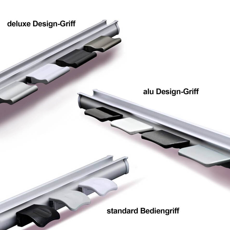 Exklusive Bediengriffe von Teba: Modelle „deluxe“, „alu“ und „standard“ Exklusive Bediengriffe von Teba: Modelle „deluxe“, „alu“ und „standard“