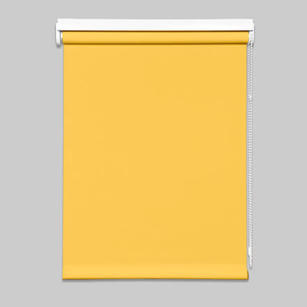 Gelbes Basic Rollo mit Trägerprofil