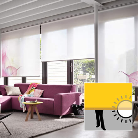 Luxaflex® Rollo mit Sichtschutz-Stoff Luxaflex® Rollo mit Sichtschutz-Stoff
