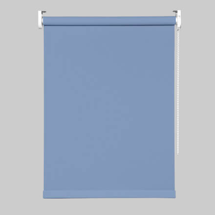 Blaues Medium Rollo mit Standardträgern