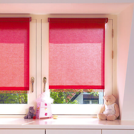 ondeco Klemmrollos ohne Bohren, Sichtschutz Rollo Fenster innen und Tür mit  Klemmträger, Seitenzugrollo Lichtdurchlässig Blickdicht Sonnenschutz 