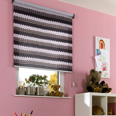 Mini Daylight Seitenzugrollo Seitenzug Kettenzug Rollo Stoffrollo blickdicht 