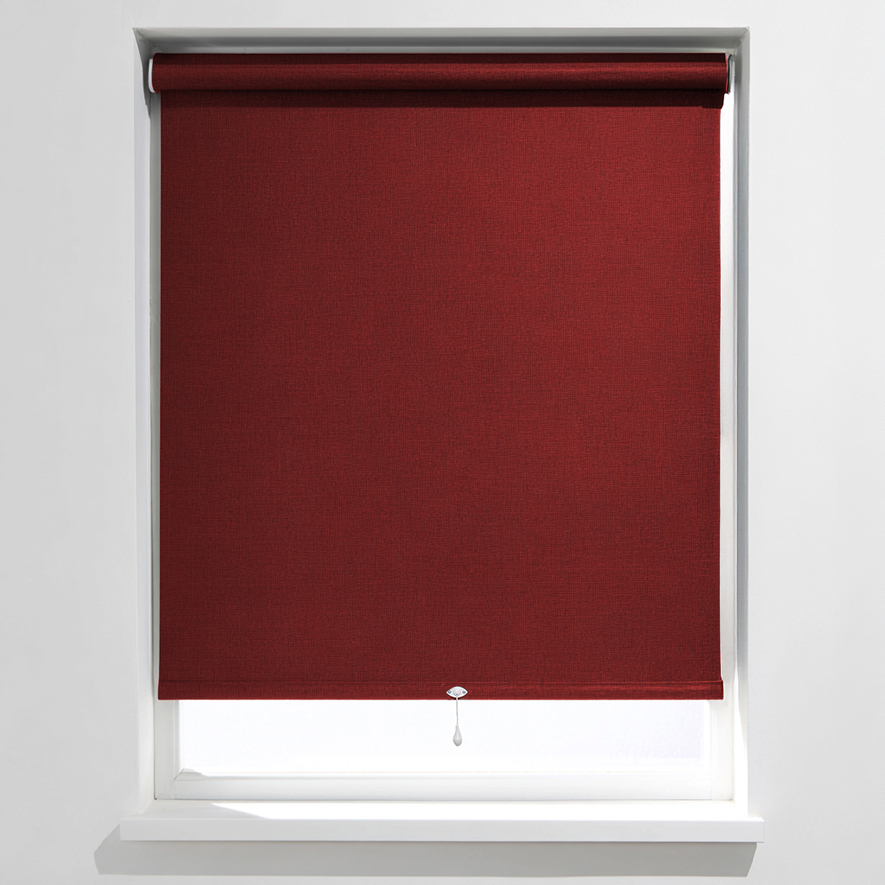 Blaue Rollos ohne Bohren im Kinderzimmer