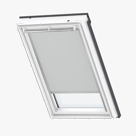 VELUX® Verdunkelungsrollo-Stoff in Uni Hellgrau, Farbe 1705 VELUX® Verdunkelungsrollo-Stoff in Uni Hellgrau, Farbe 1705