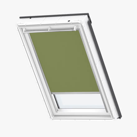 VELUX® Verdunkelungsrollo-Stoff in Uni Olivgrün, Farbe 4567