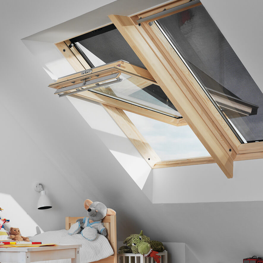 VELUX® Hitzeschutzmarkise im Detail VELUX® Hitzeschutzmarkise im Detail