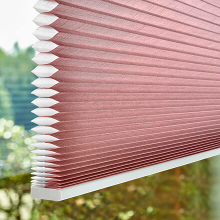 Wabenplissee Detailansicht