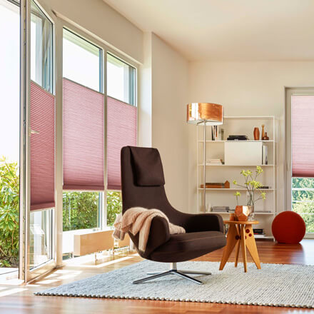 Wabenplissees nach Maß individuell und stilvoll