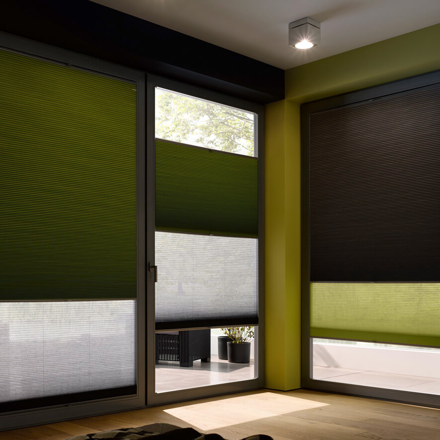 Schlafzimmer Tag & Nacht Wabenplissees