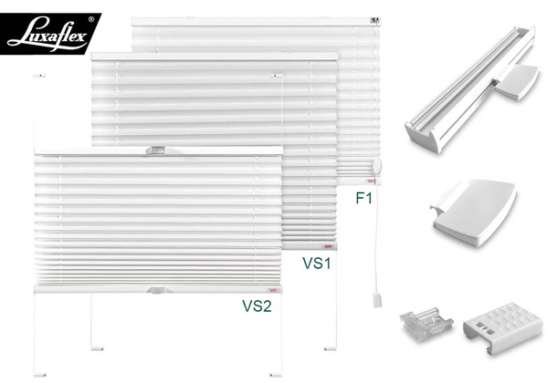 Plissee Klemmfix ohne Bohren 55x160cm Weiß Plissees für Fenster innen ohne  Bohren zum Klemmen Jalousie Blickdicht Sichtschutz Plisee Rollo ohne Bohren