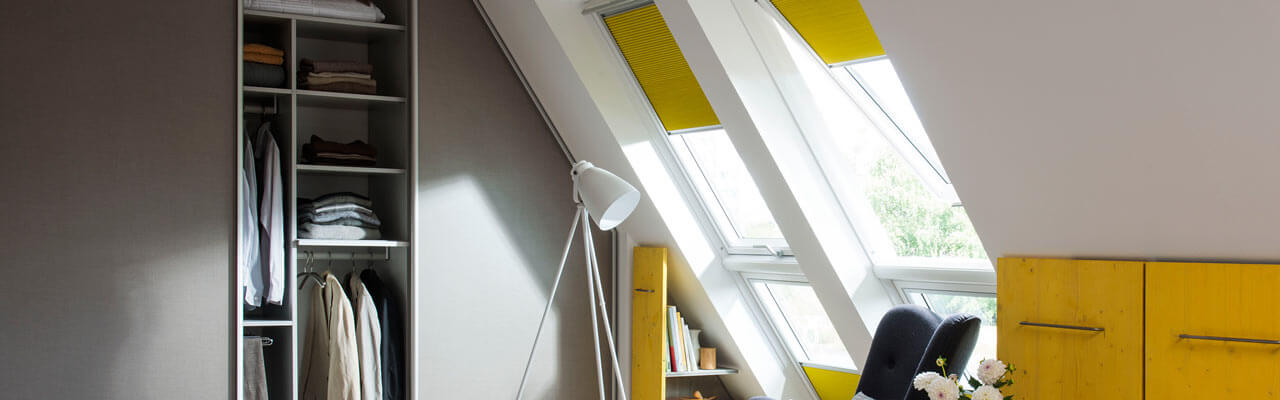 Velux Sonnenschutz, Sichtschutz & Verdunkelung für Dachfenster