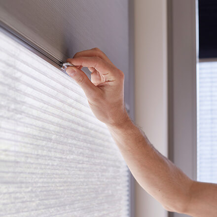 Wabenplissees Tag & Nacht