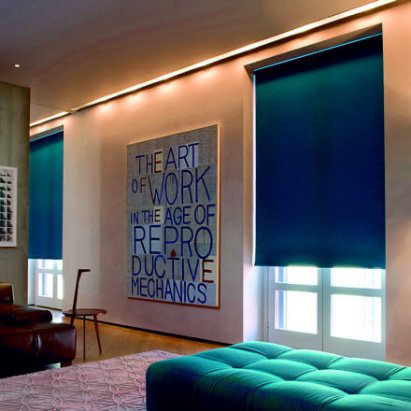 Blaues Rollo von JalouCity