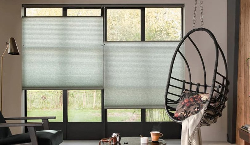 Luxaflex Duette Wabenplissees am Fenster